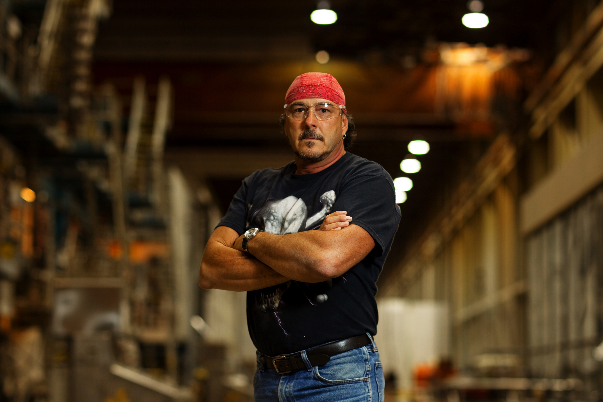 Industrial worker portrait